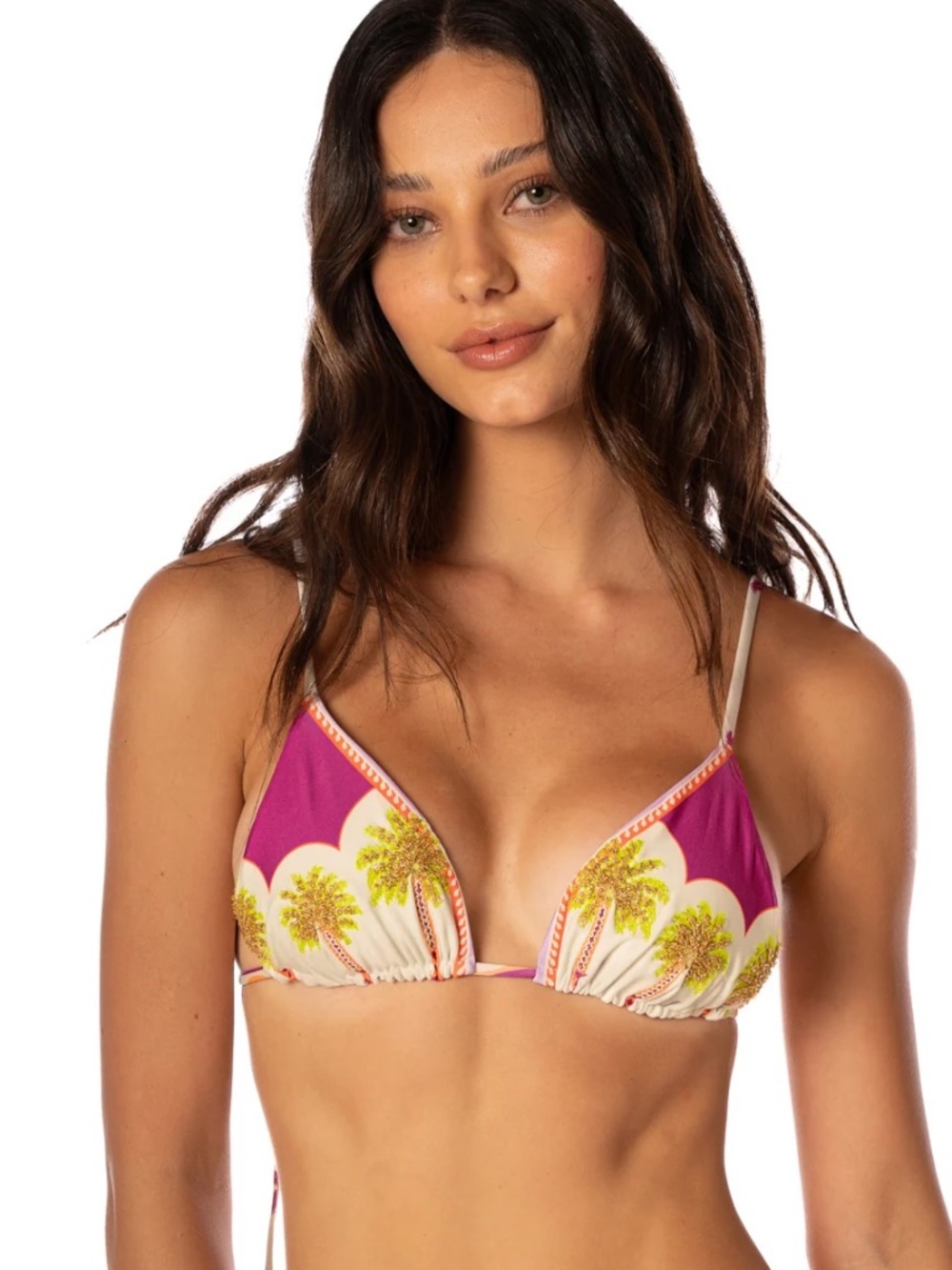 Maaji Moroccan Palm Balmy Tri Top Size Medium NWT